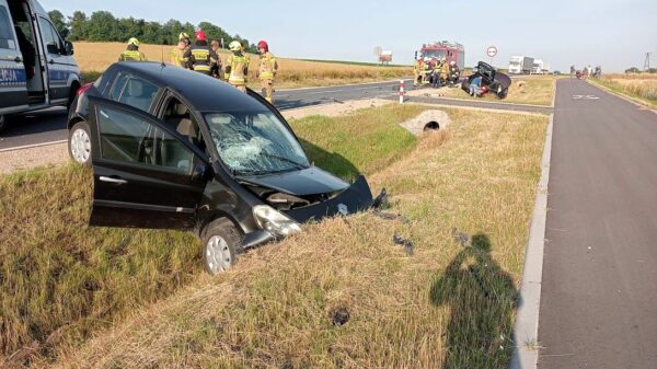 Kierujący zasnął za kierownicą i doprowadził do wypadku. Jedna osoba została poszkodowana.(Zdjęcia)