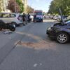 Wypadek na ul. Szymona Koszyka w Opolu.72-latka wjechała autem w 44-letnią motocyklistkę.(Zdjęcia&Wideo)