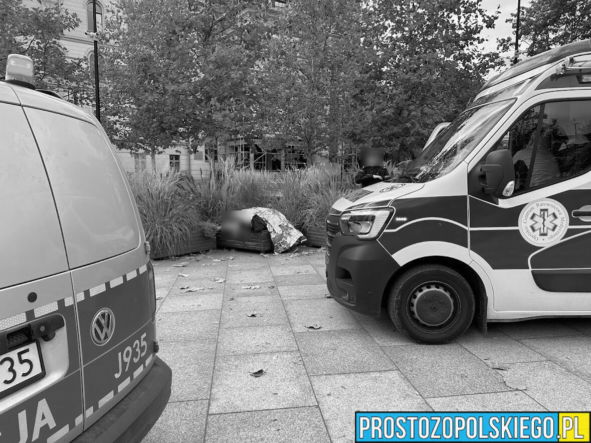 Zgon mężczyzny w centrum Opola.