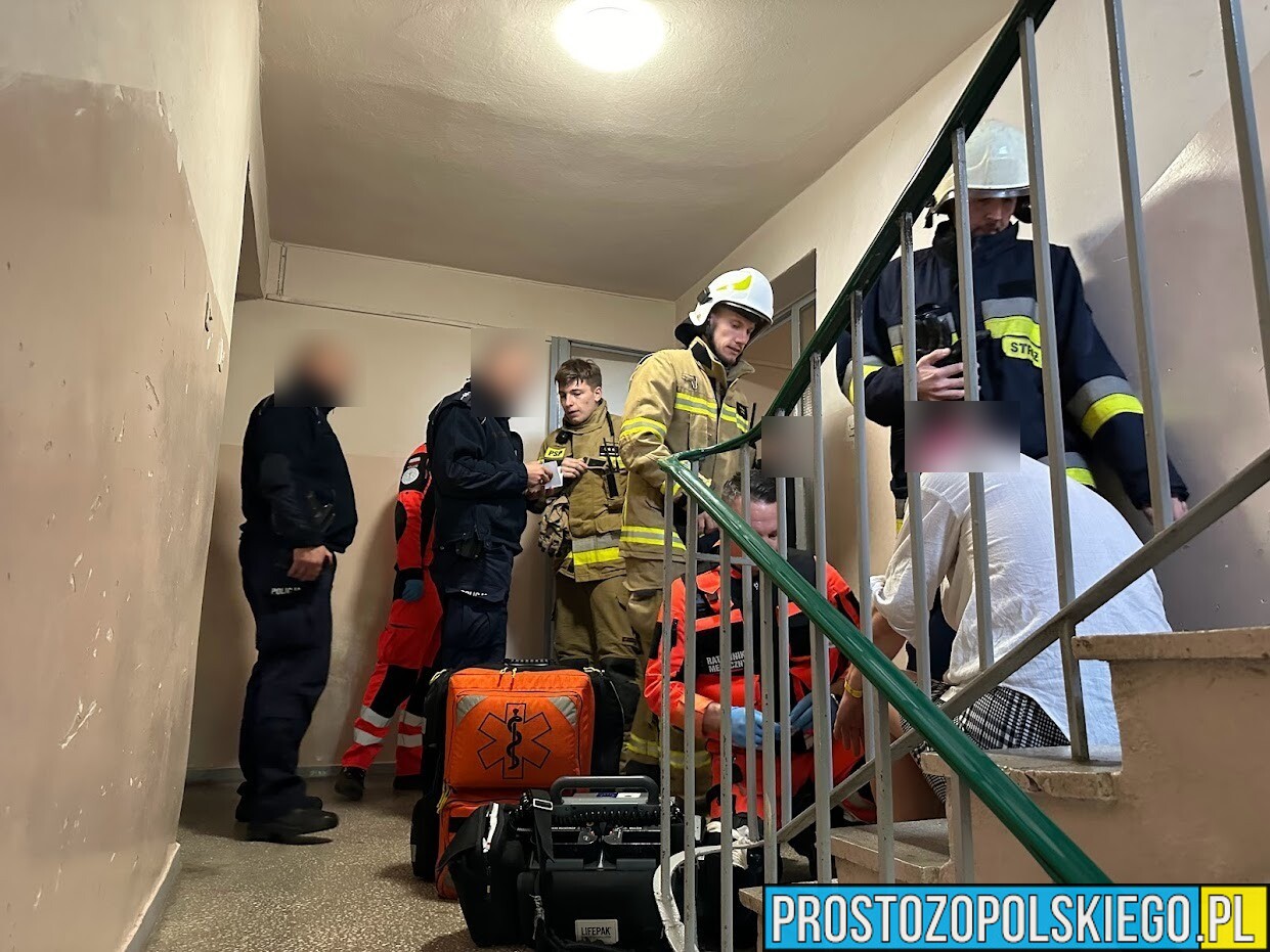 Pożar mieszkania na ul.Niemodlińskiej w Opolu.(Zdjęcia&Wideo)