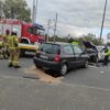 Zderzenie 2 samochodów w Opolu. Jedna osoba została poszkodowana.(Zdjęcia)