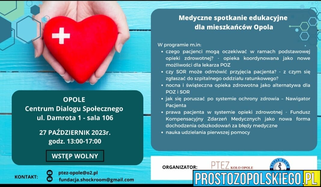 Medyczne spotkanie edukacyjne dla mieszkańców Opola.