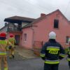 Pożar domu jednorodzinnego w Górkach koło Opola .(Zdjęcia)