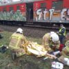Młoda kobieta została potrącona przez pociąg w Kluczborku.