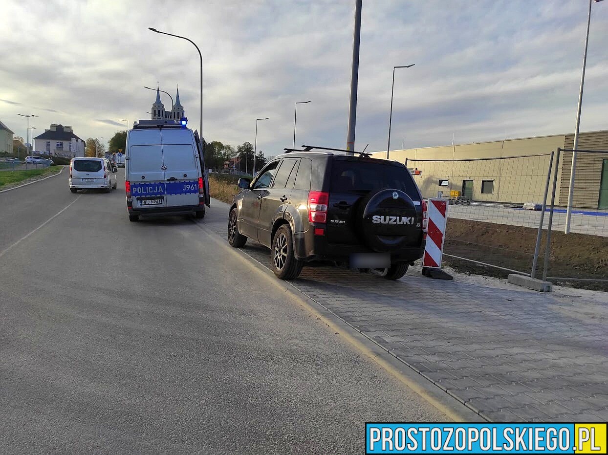 Opole: kierujący terenówką wjechał w autobus i oddalił się z miejsca, został zatrzymany przez świadka zdarzenia.