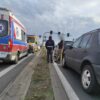 Zderzenie trzech samochodów na obwodnicy Opola. W aucie poróżowała trójka dzieci.(Zdjęcia)
