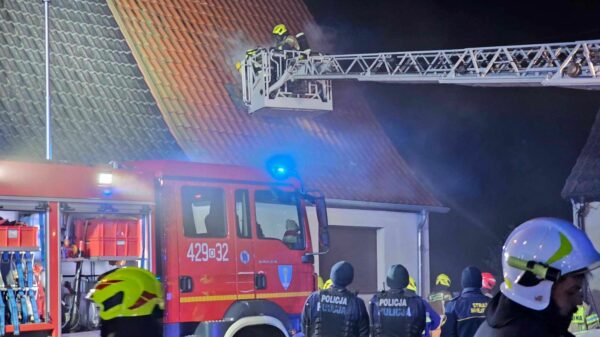 Pożar domu w Kędzierzynie Koźlu.(Zdjęcia)