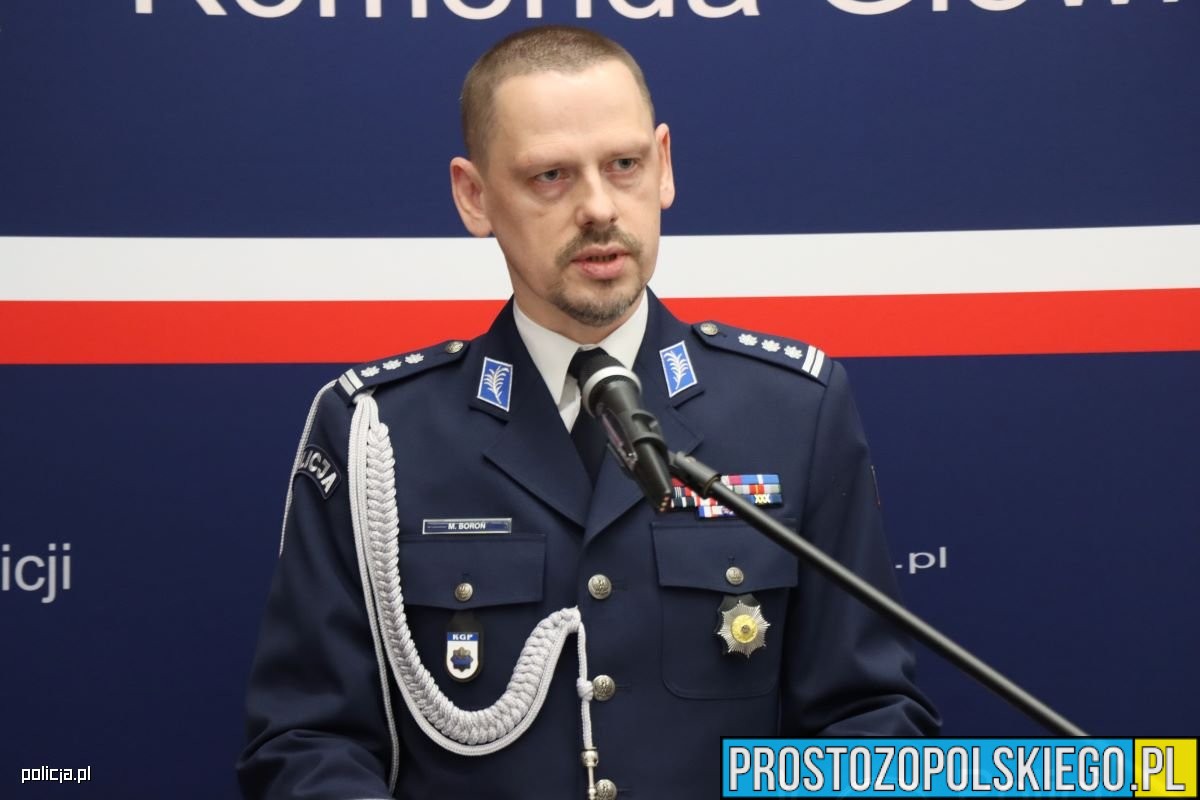 Insp. Marek Boroń przejął obowiązki Komendanta Głównego Policji