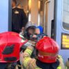 Awaria lokomotywy IC w Opolu. Ewakuacja pasażerów. Z pomocą ruszyli strażacy z JRG 2 Opole.