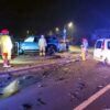 Zderzenie dwóch samochodów osobowych w tym jeden elektryczny na ul. Niemodlińskiej w Opolu. Dwie osoby zostały zabrane do szpitala (Zdjęcia)