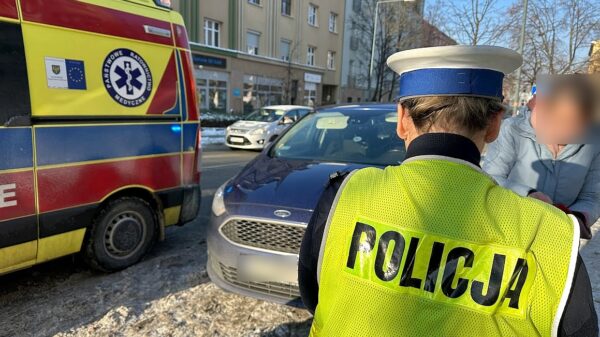 15-latka zastała potrącona przez auto na ul. Sienkiewicza w Opolu.