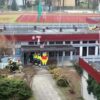 Pożar przedszkola w Niemodlinie. Duże straty materialne.(Zdjęcia)