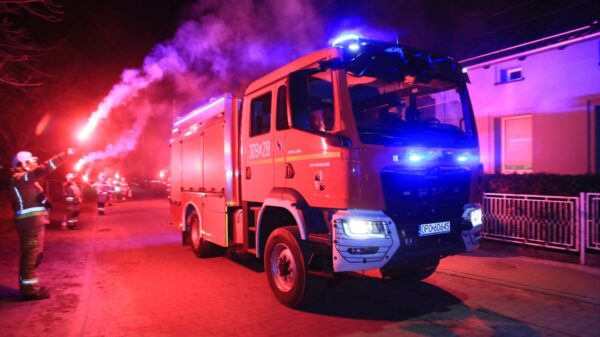 Strażacy z OSP Prószków przywitali nowy wóz strażacki.(Zdjęcia)