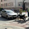 Zderzenie na skrzyżowaniu 1-go Maja Jakuba Kani w Opolu. Poszkodowany motocyklista.(Zdjęcia&Wideo)