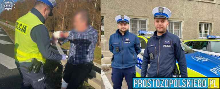 Policjanci udzielili pomoc przedmedycznej i uratowali życie 65-latkowi .(Zdjęcia)