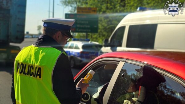Obywatel Ukrainy pijany za kierownicą w Strzelcach Opolskich – miał prawie 2,5 promila