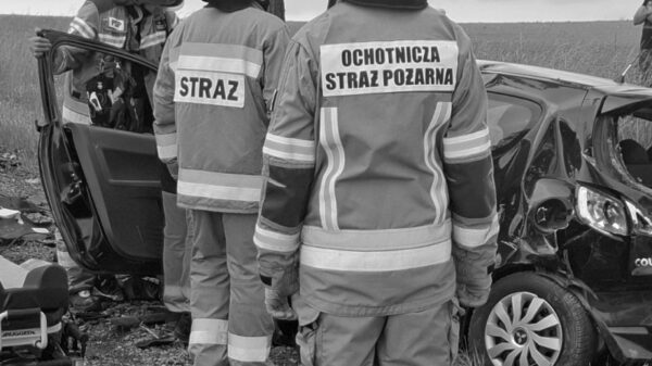 Tragiczny wypadek na DW 416. Zginął ksiądz Ewald Cwienk