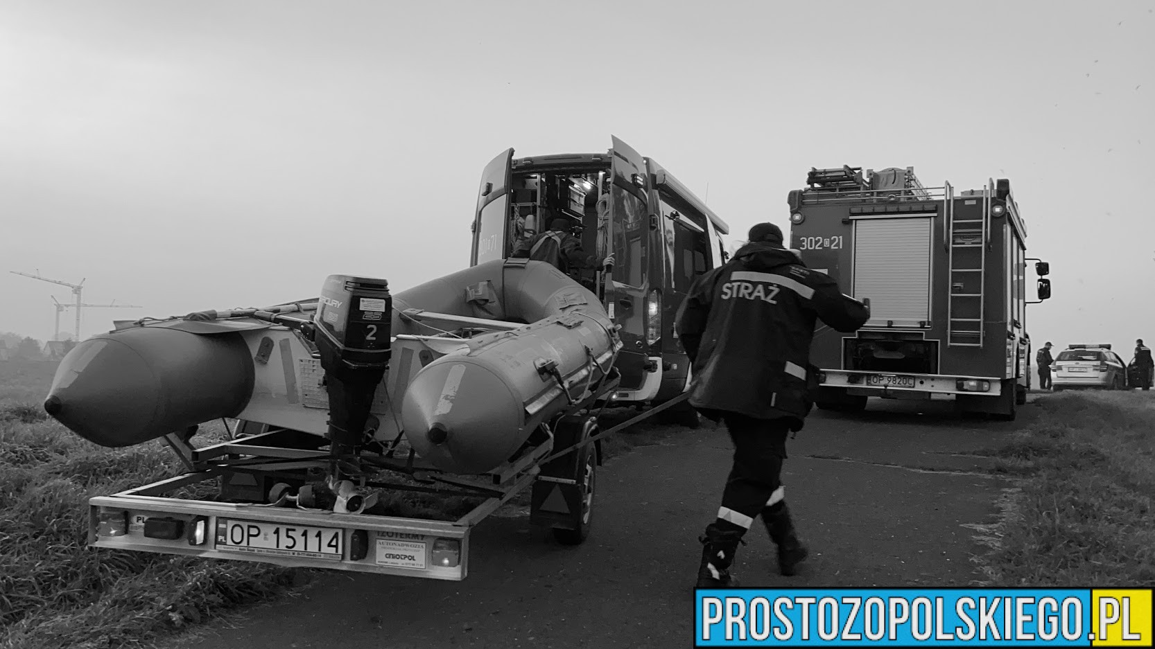 Tragiczne odkrycie nad Odrą. W Kopaniu strażacy wyłowili ciało 39-letniego mężczyzny