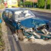 Wypadek w Rozwadzy na DW 423 – zderzenie autobusu ze Skodą, jedna osoba trafiła do szpitala