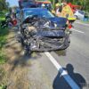 Wypadek na DK45 w Jełowej. Cztery osoby trafiły do szpitala