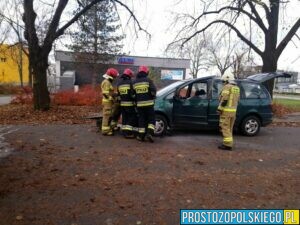 pożar samochodu na ozimskiej w Opolu, 