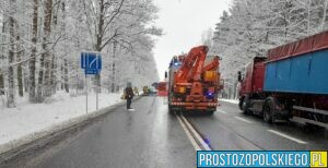 wypadek śmiertelny w lesie dąbrowskin na dk46