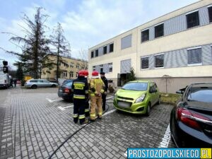 Ogień w Szpitalu Wojewódzkim w Opolu