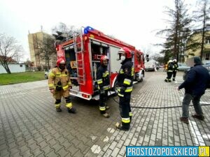 Ogień w Szpitalu Wojewódzkim w Opolu, pożar w szpitalu, ogonień w szpitalu, dym w szpitalu gasili szpital, ewakuacja szpitala, szpital w ogniu, straż w szpitalu, Ogień w Szpitalu Wojewódzkim w Opolu