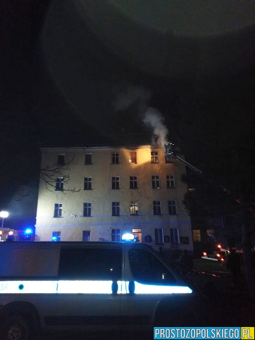 pożar mieszkania, pożar domu, spalone mieszkanie, Pożar mieszkania w budynku socjalnym w Prudniku.(zdjęcia&wideo)Pożar mieszkania w budynku socjalnym w Prudniku.(zdjęcia&wideo)
