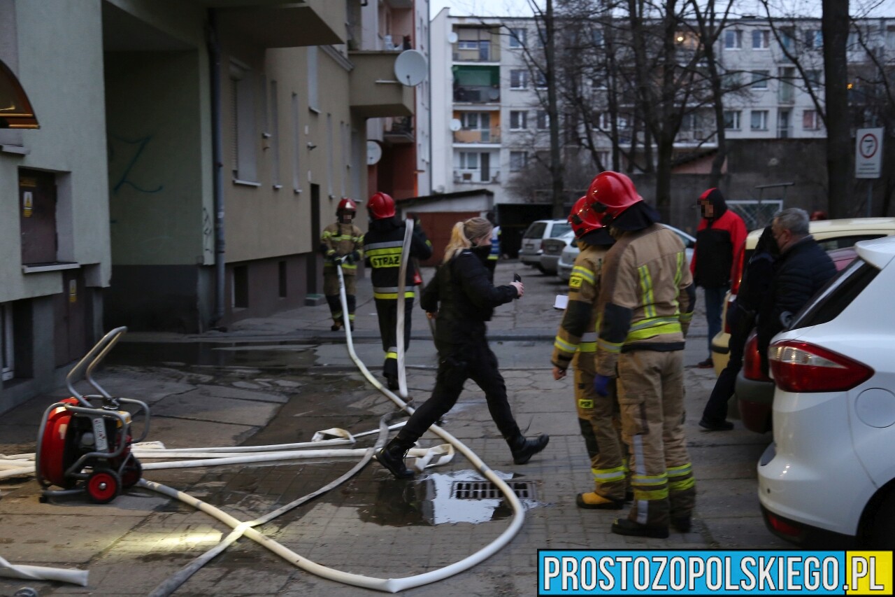 Pożar mieszkania w centrum Opola. Nie żyją dwie osoby.(Zdjęcia&Wideo)