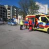 Zderzenie trzech samochodów na ul. Spychalskiego w Opolu. Jedna osoba została poszkodowana.
