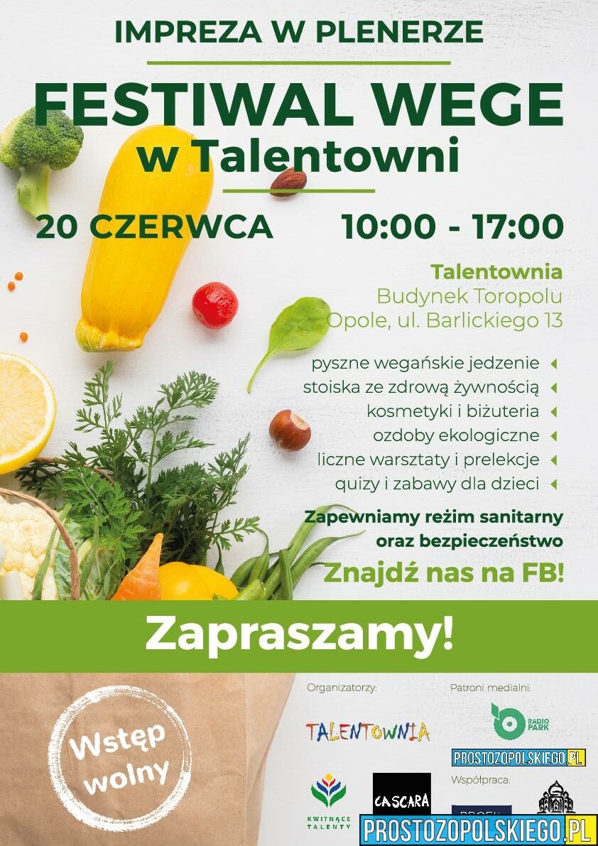 Festiwal Wege w Talentowni już w niedzielę od 10:00 do 17:00 w Talentowni oraz w plenerze obok Amfiteatru w Opolu.