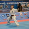 Zawodniczka Champion Klub Karate Kyokushin z medalem Mistrzostw Europy
