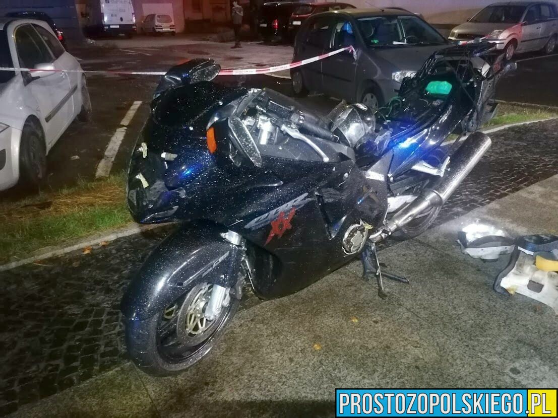 Policjanci z Brzegu wyjaśniają okoliczności śmiertelnego wypadku motocyklisty.