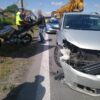 Motocyklista zderzył się z autem na obwodnicy Opola.(Zdjęcia)