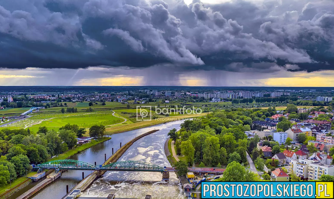 Burze z gradem, ostrzeżenie dla mieszkańców Opolszczyzny.