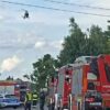 Zderzenie motocyklisty z autem. Rannego mężczyznę LPR Ratownik23 zabrał do szpitala w Opolu.(Zdjęcia)