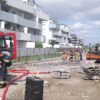 Pożar samochodu dostawczego na ul. Sieradzkiej w Opolu.(Wideo)