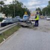 Zderzenie ciężarówki z osobówka na ul.Nysy Łużyckiej w Opolu.(Wideo)