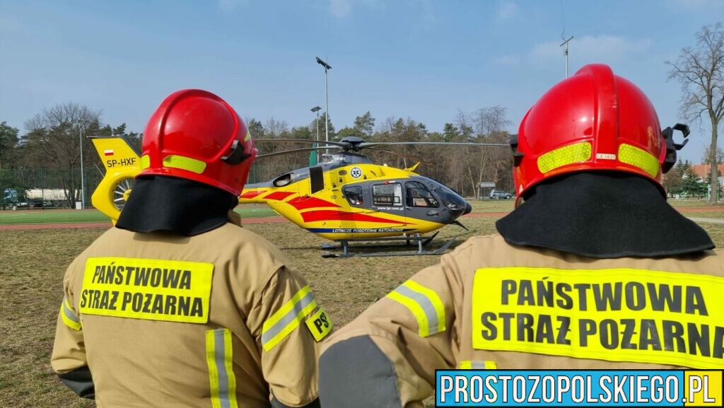 Wypadek w zakładzie pracy w Skarbimierzu-Osiedle. Został poparzony mężczyzna.