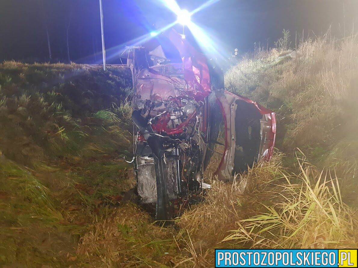Wypadek na DK41 w okolicy Prudnika.4 osoby zostały poszkodowane.(Zdjęcia)