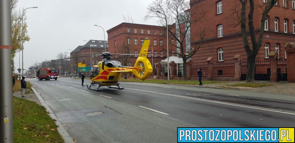 Lądowanie LPR-u na ul. Plebiscytowej w Opolu. Co się stało?