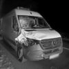 Kierujący busem śmiertelne potrącił pieszego w powiecie Nyskim.(Zdjęcia)