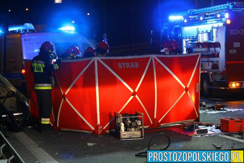 Wypadek śmiertelny na obwodnicy Opola.(Zdjęcia&Wideo)