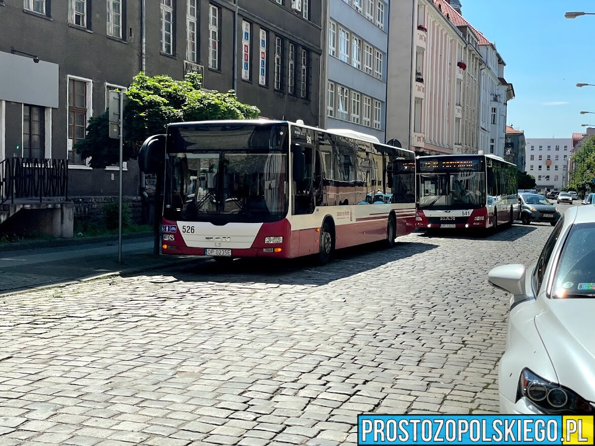 Od dziś zmiany w kursowaniu autobusów miejskich w Opolu.(Mapa)