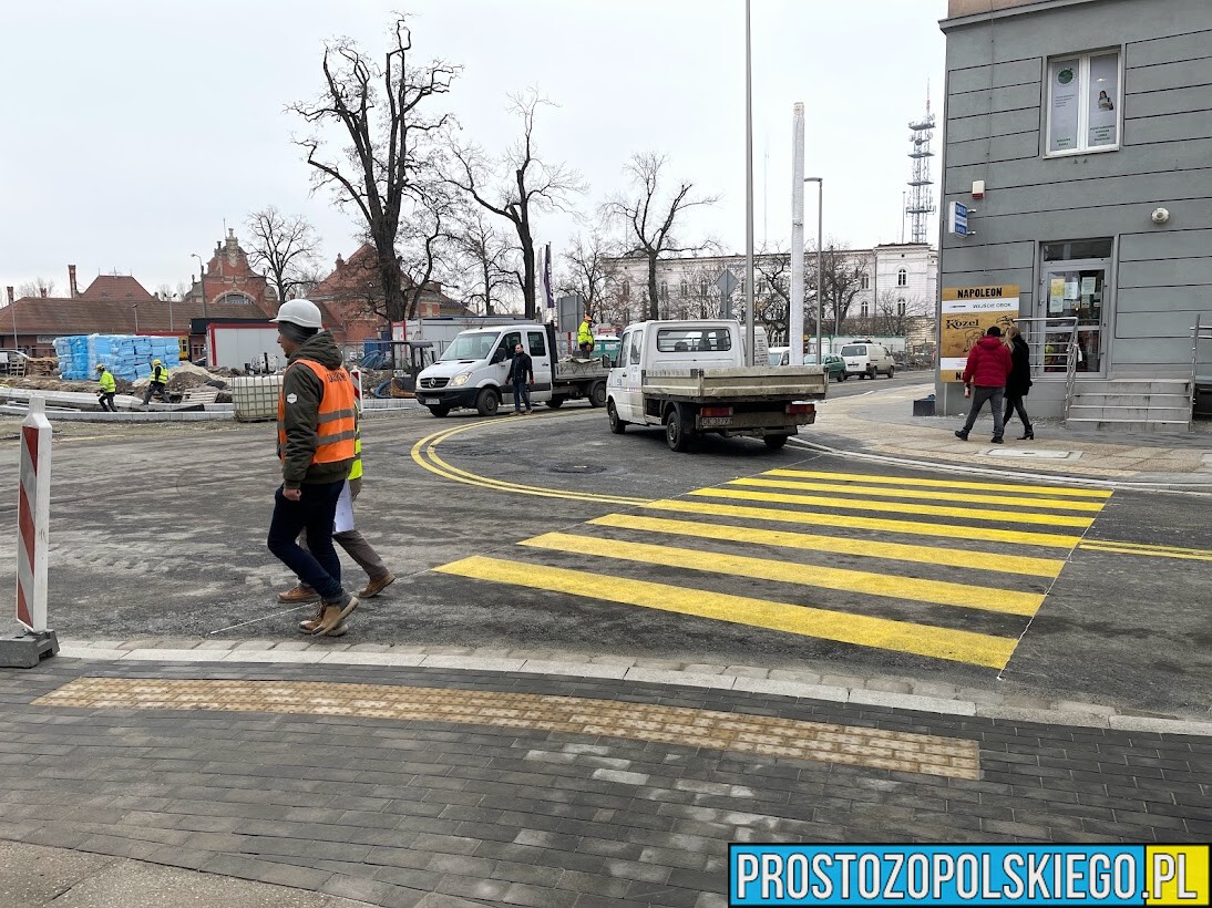 Zmiana organizacji ruchu dla kierowców i autobusów MZK w związku z budową centrum przesiadkowego Opole Główne.