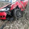 Kierująca autem zjechała z drogi i uderzyła w drzewo w miejscowości Rudniki.(Zdjęcia)