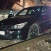 24-latek bmw wjechał na torowisko, miał 2,5 promila, a jego pasażerka 3 promile.(Zdjęcia)