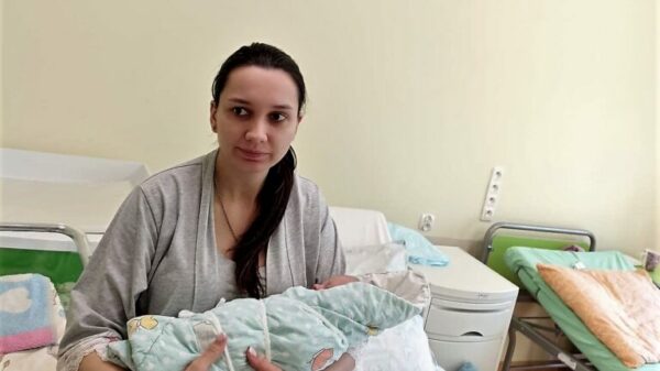 W Brzeskim szpitalu obywatelka Ukrainy urodziła dziewczynkę .Tatiana uciekła przed rosyjską inwazją.