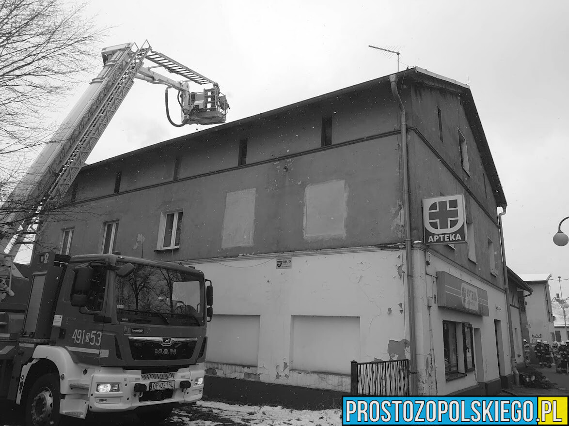 Pożar w Zawadzkiem. Nie żyje 50-letni mężczyzna.(Zdjęcia)